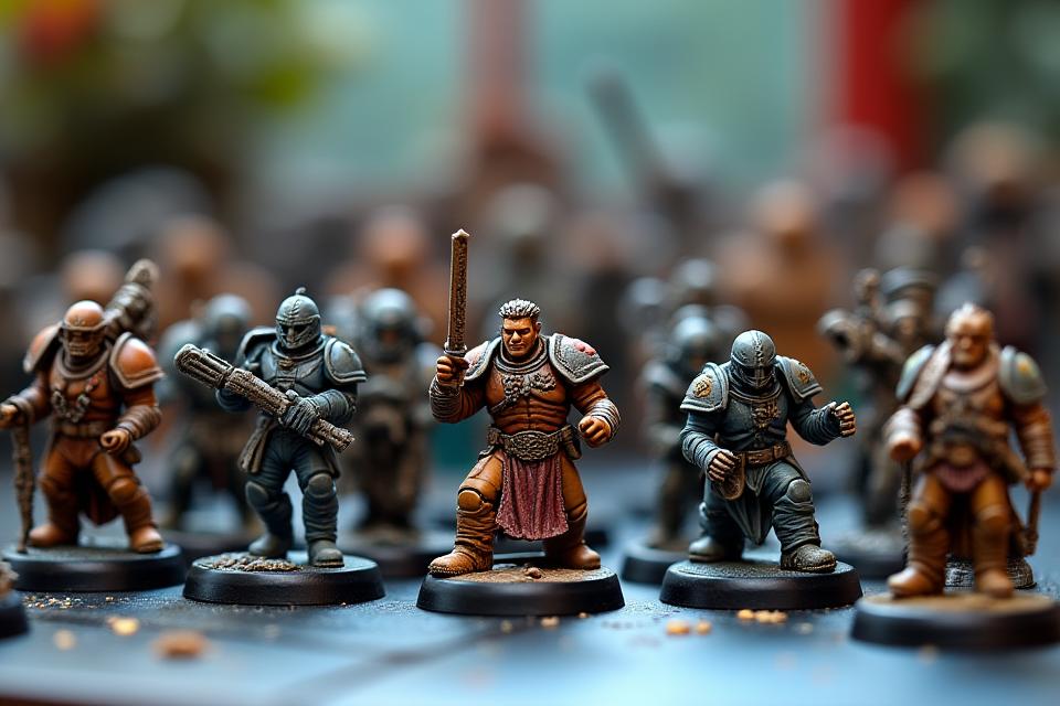 Colección de miniaturas para juegos de mesa
